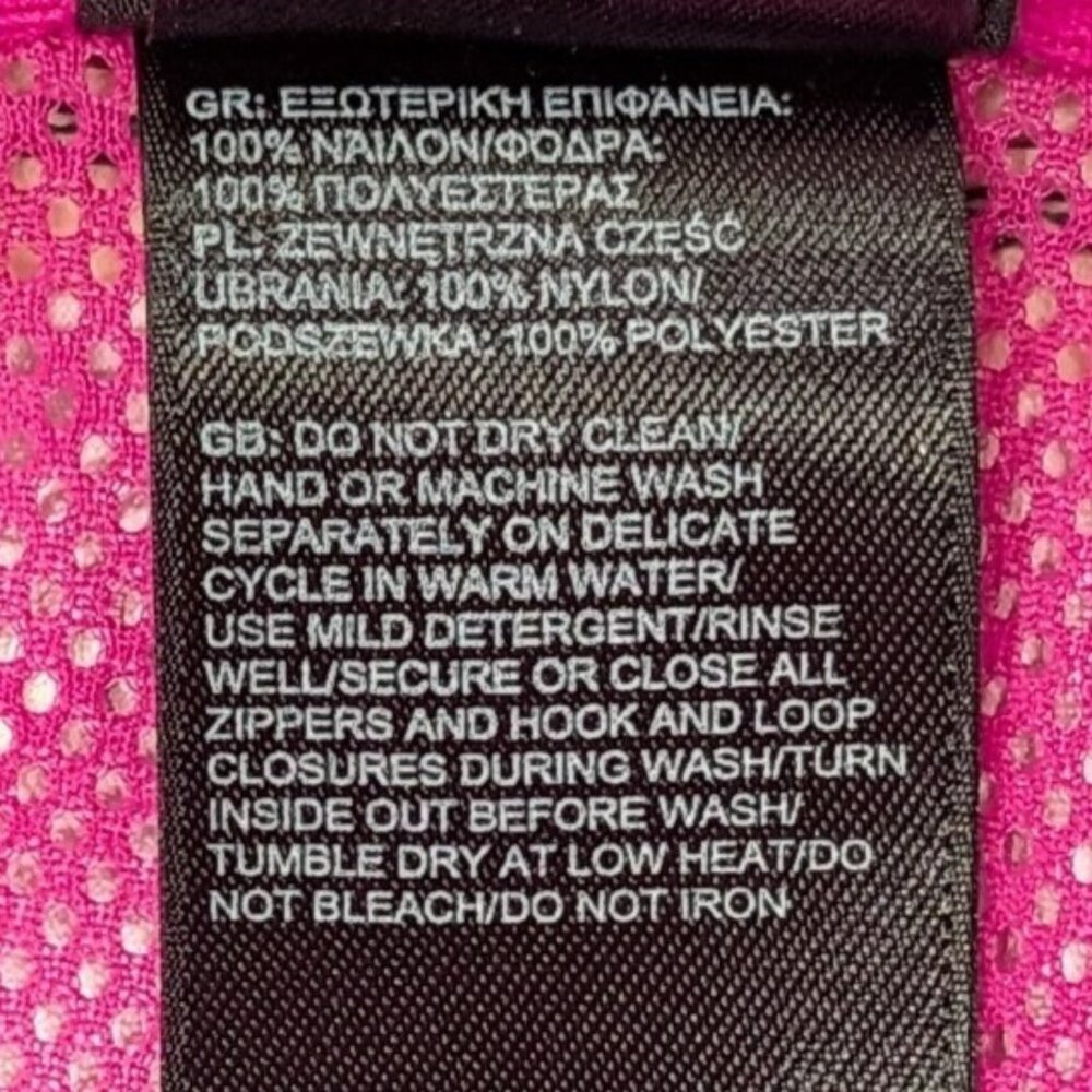 The North Face Resolve Jacket Women's Large Black Pink HyVent Waterproof - Picture 11 of 14